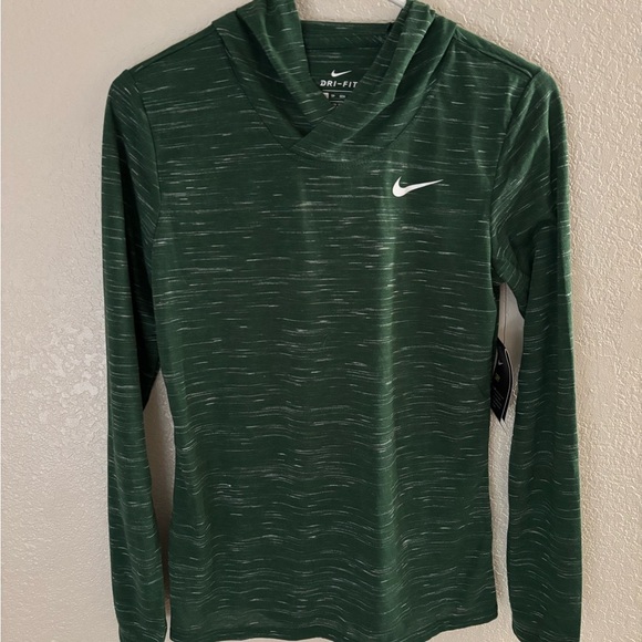 Nike Tops - Nike Forest Green Dri-FIT Hoodie - XS